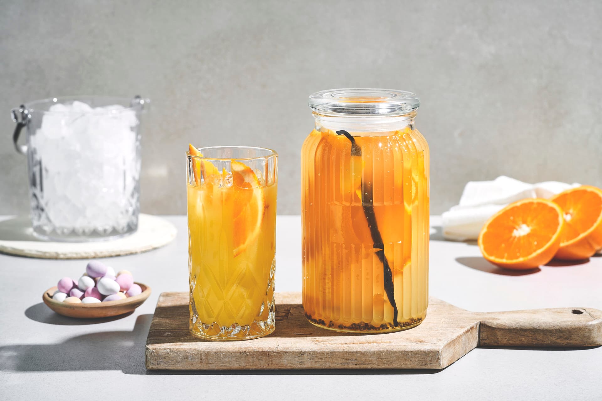 Easter Liqueur with Orange and Vanilla