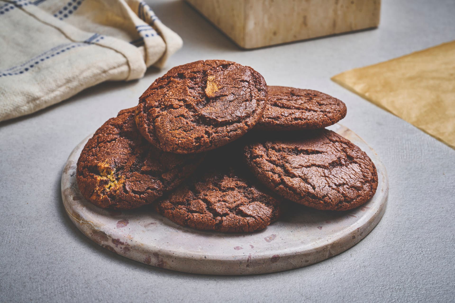 Chocolate Cookies with Dark Chocolate
