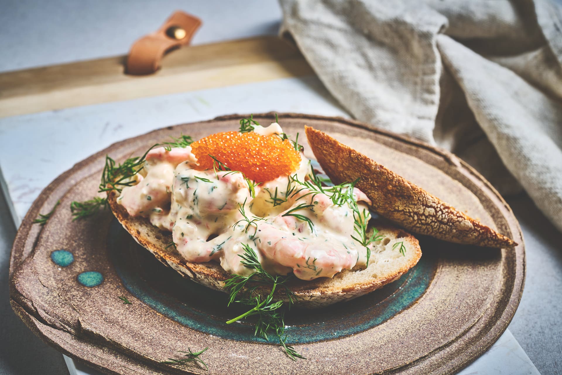 Skagen Shrimp Salad