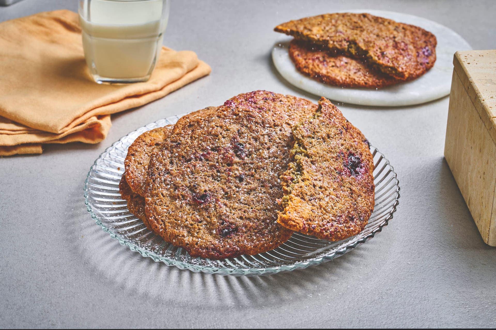 Blåbærcookies