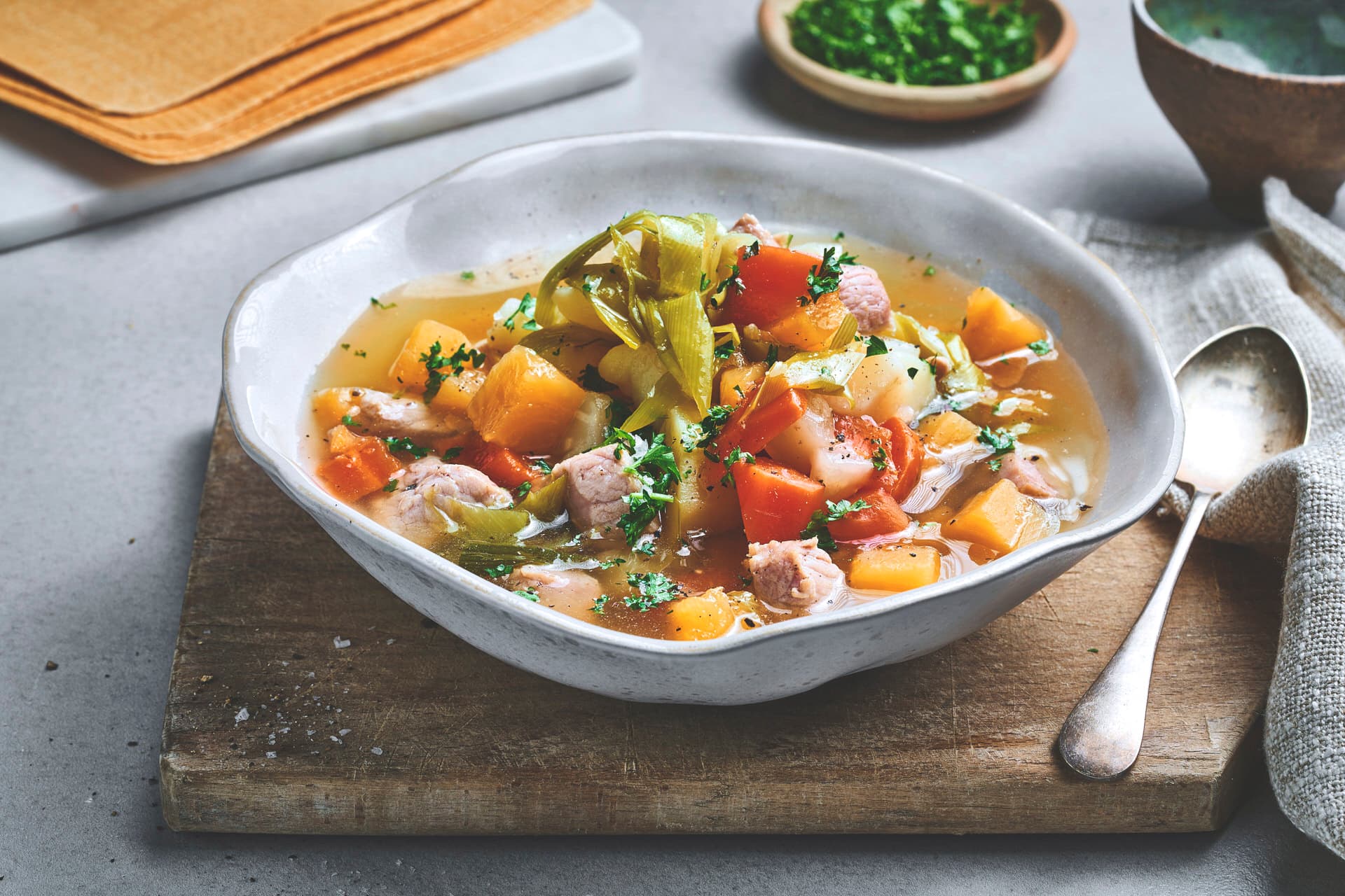 Norwegian Light Stew with Salted Pork