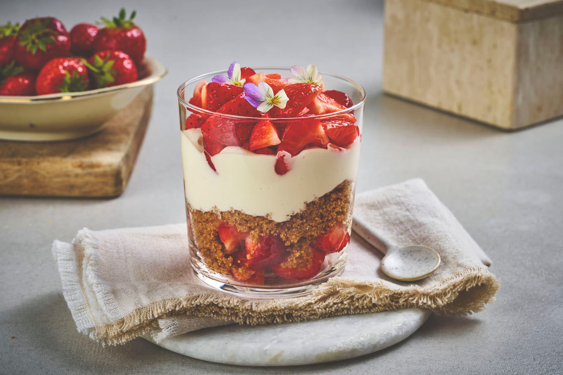 Layered Strawberry Dessert