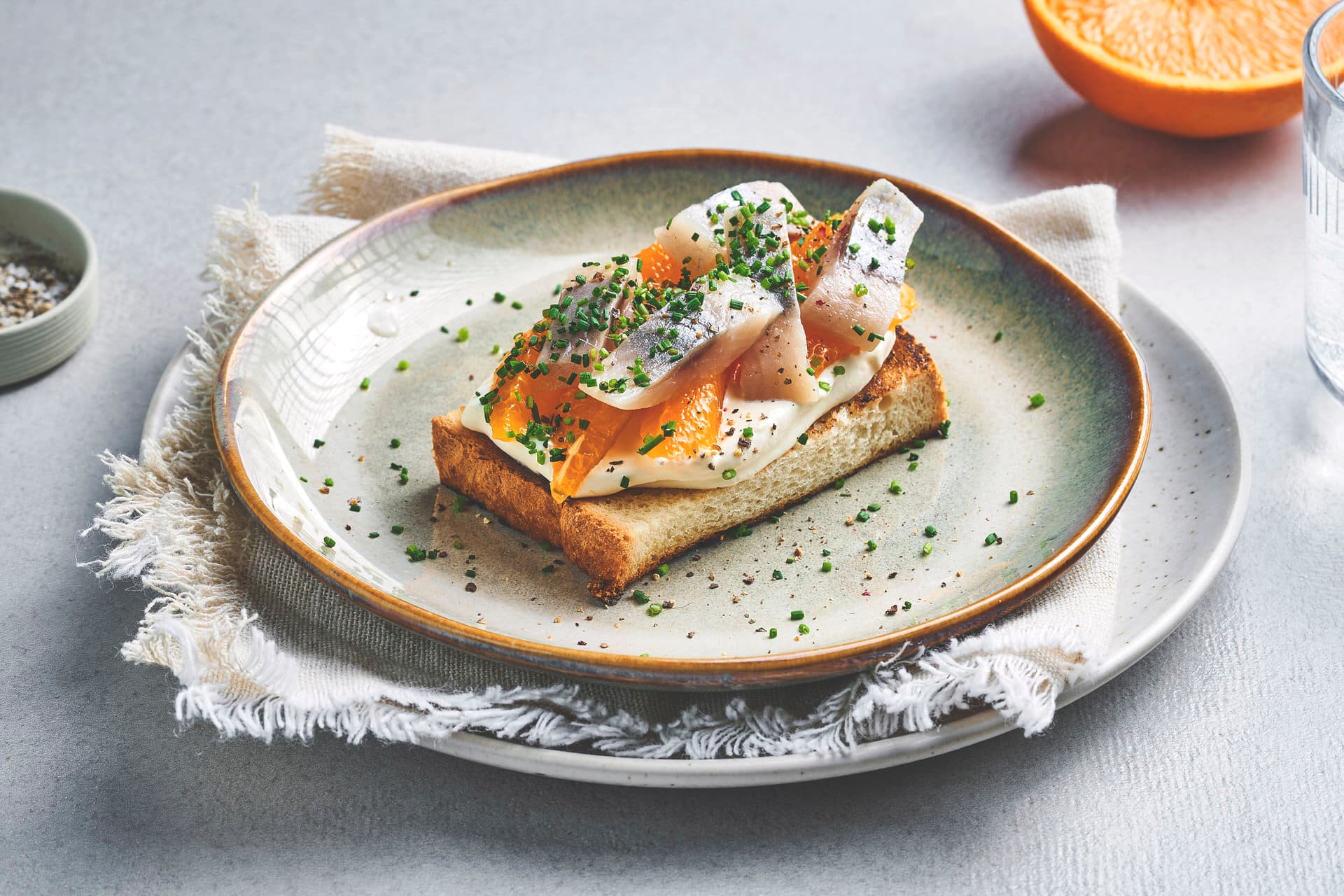 Easter Herring Open Sandwiches