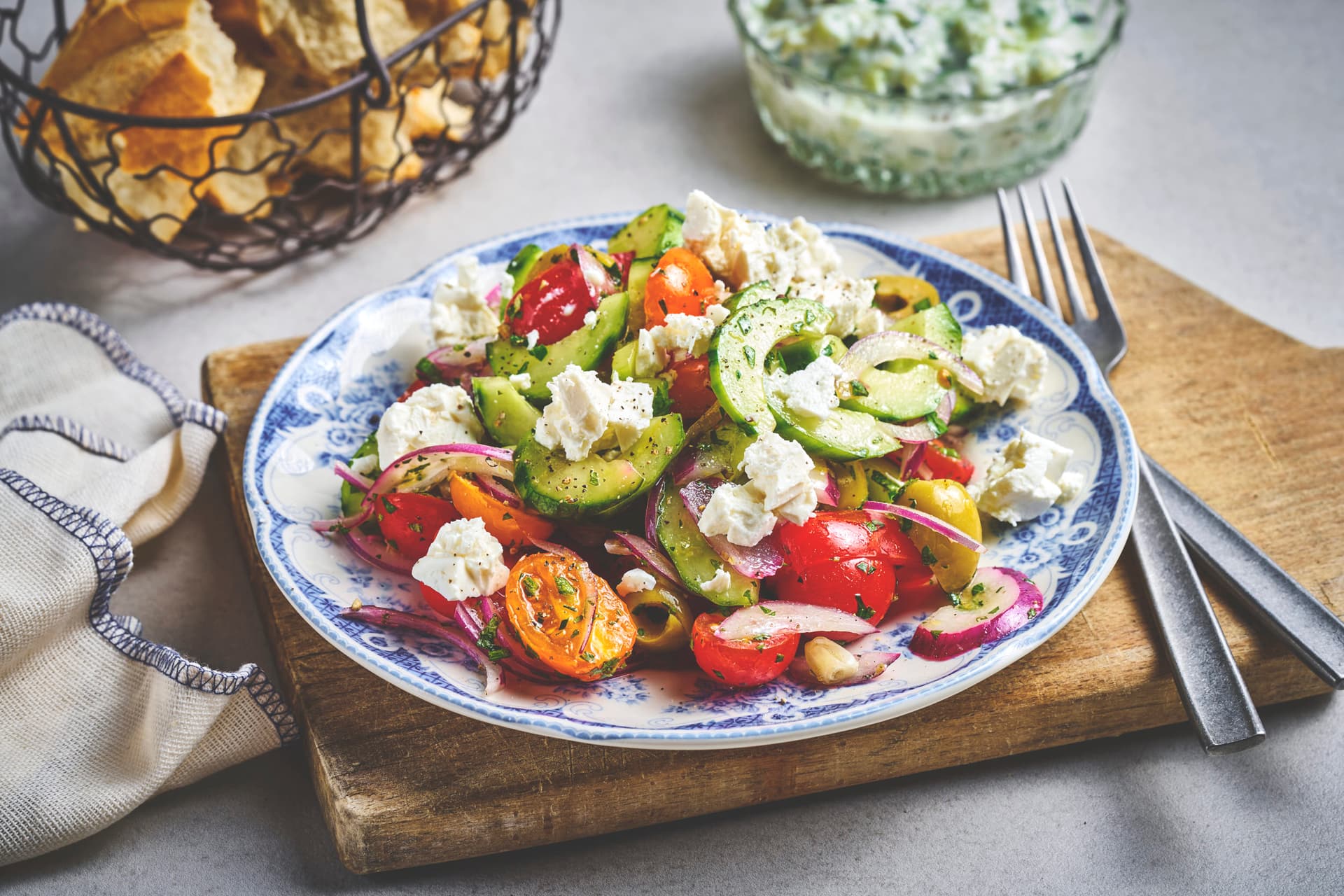 Gresk salat med fetaost