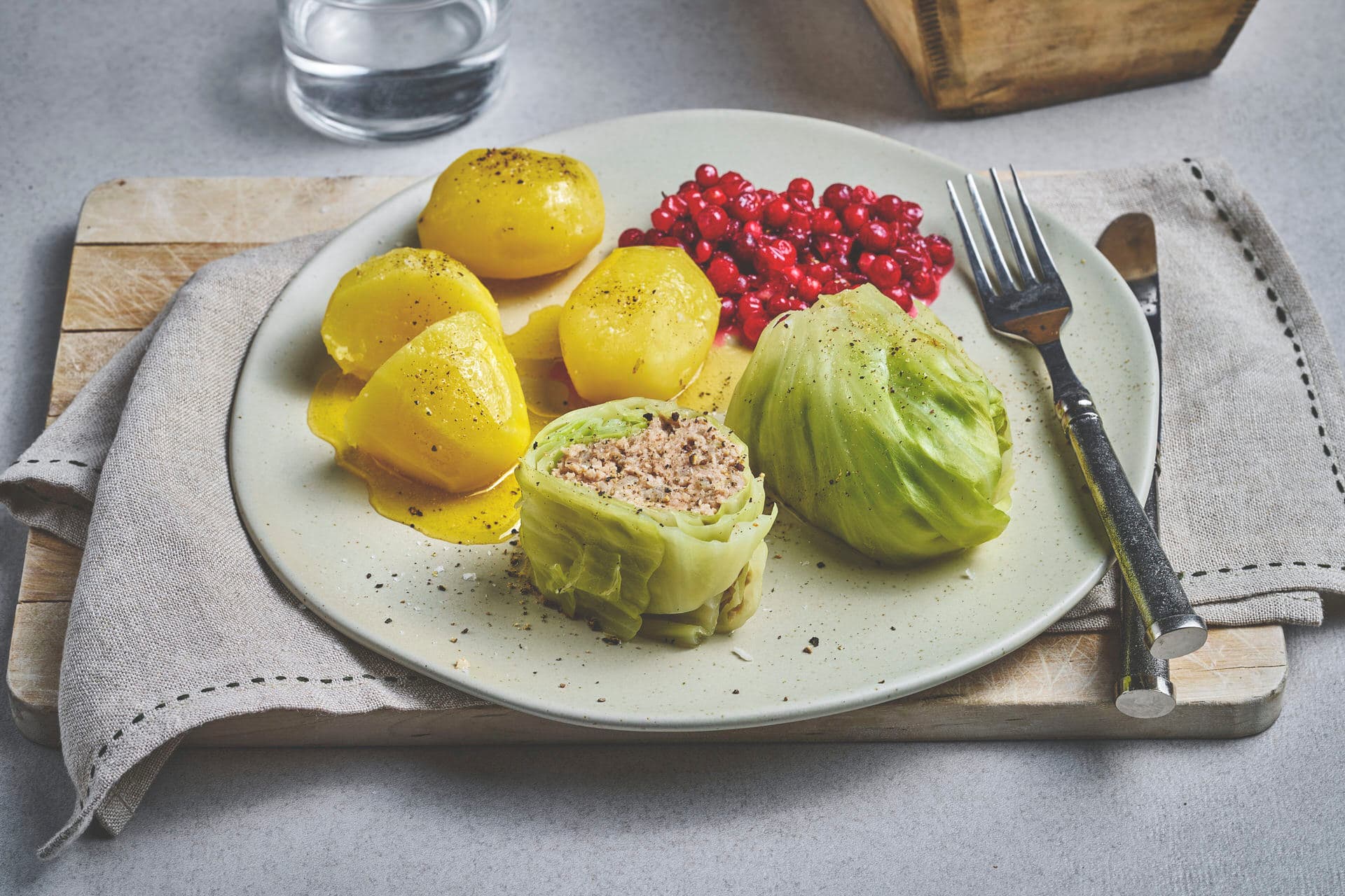 Norwegian Cabbage Rolls with Ground Pork