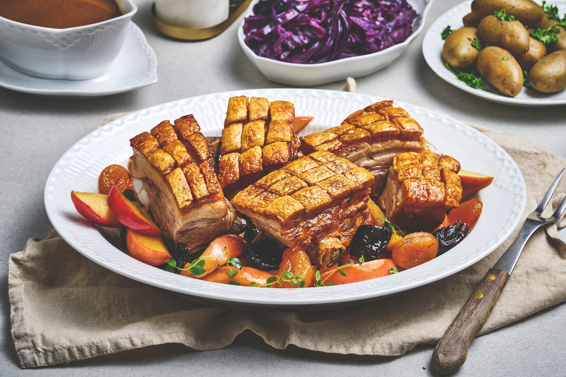 Norwegian Ribbe with Crisp Crackling