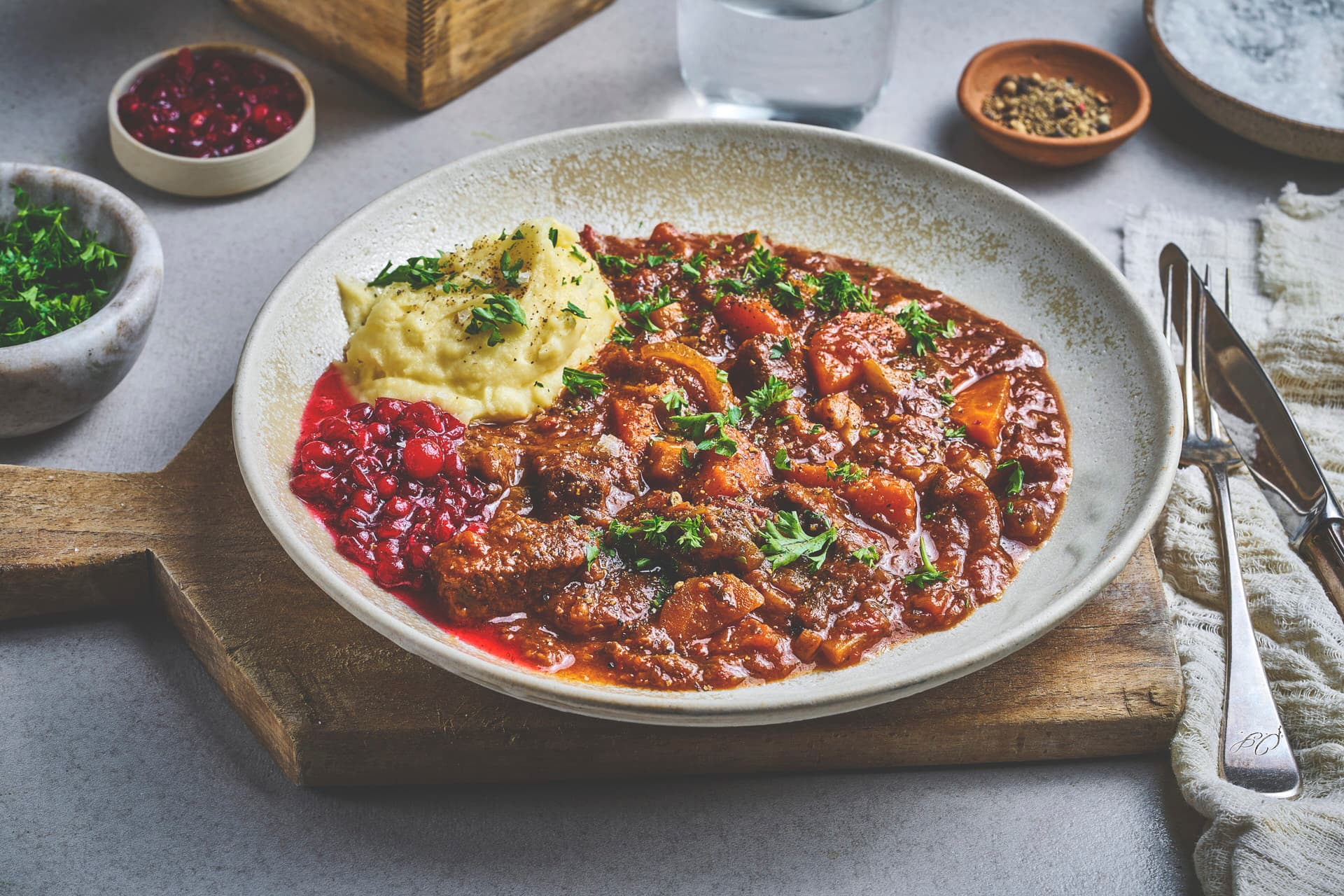 Slow Cooked Elk Stew