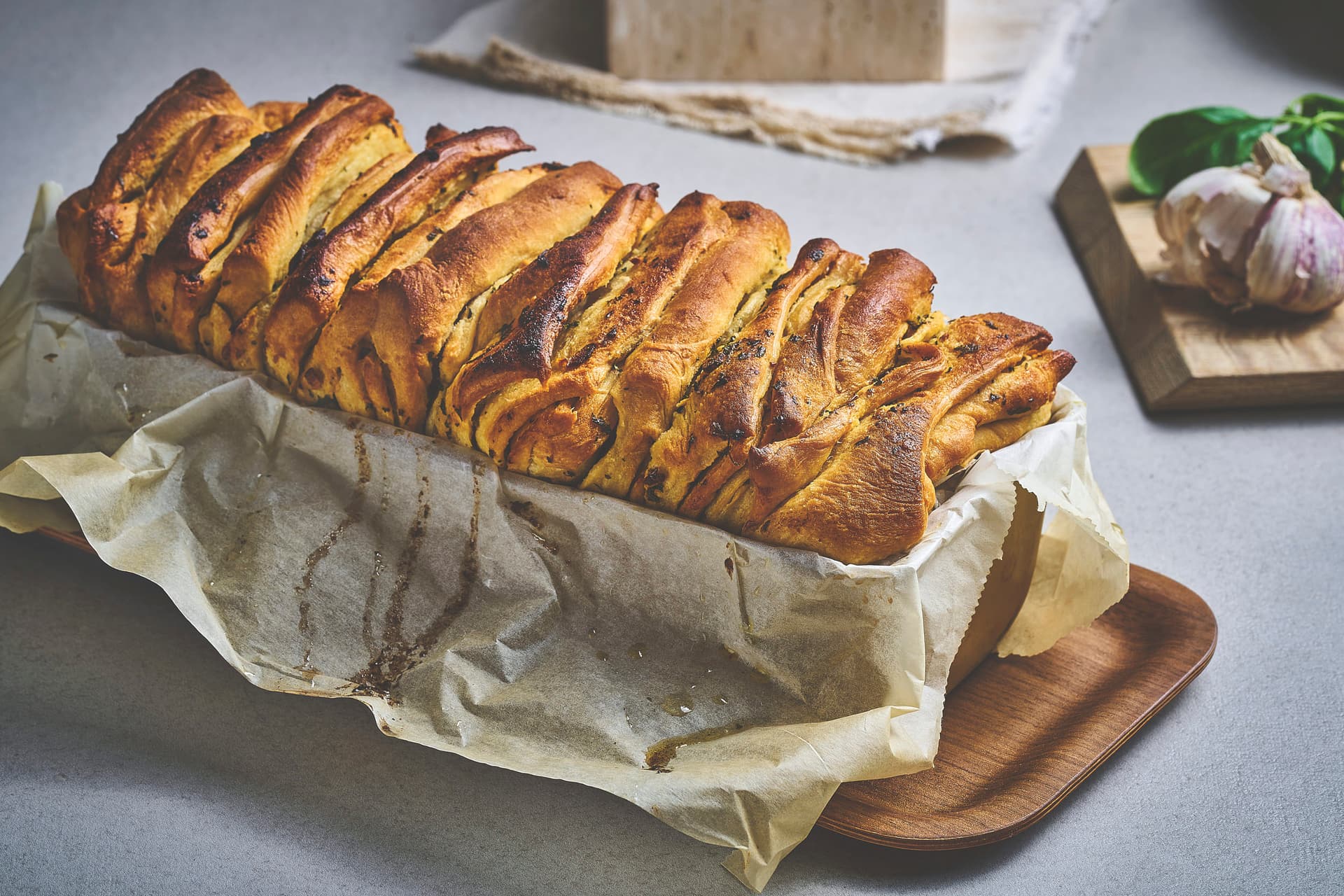 Pull Apart Garlic Bread