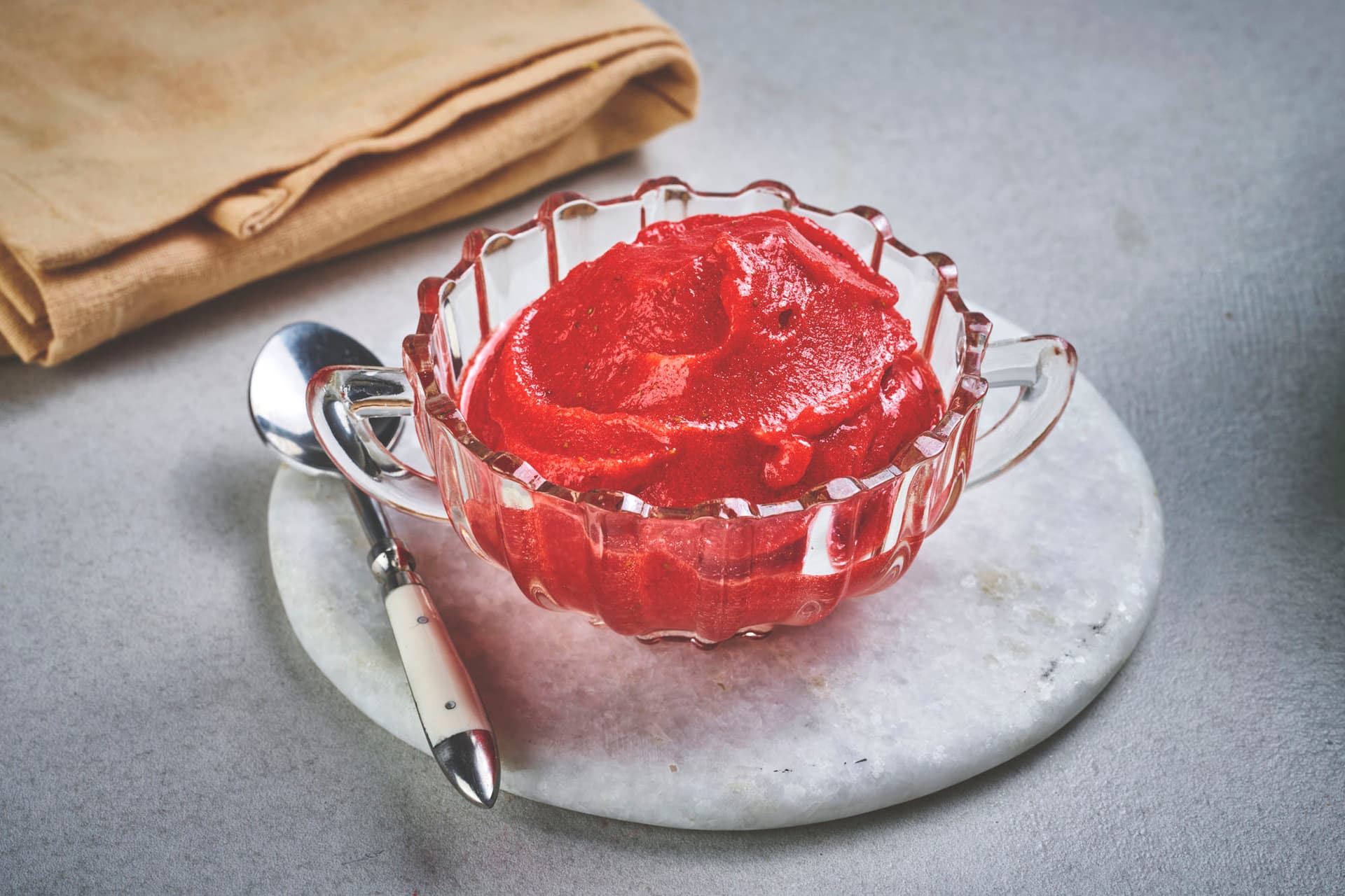 Jordbærsorbet