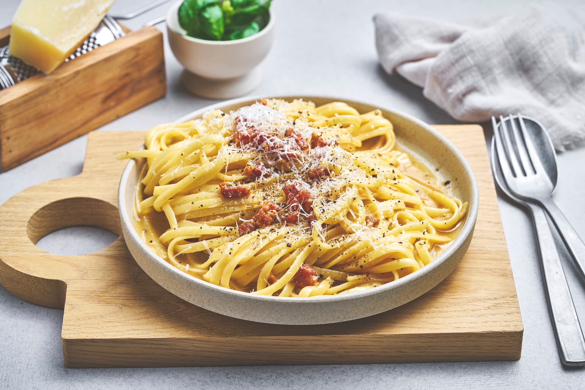 Klassisk pasta carbonara