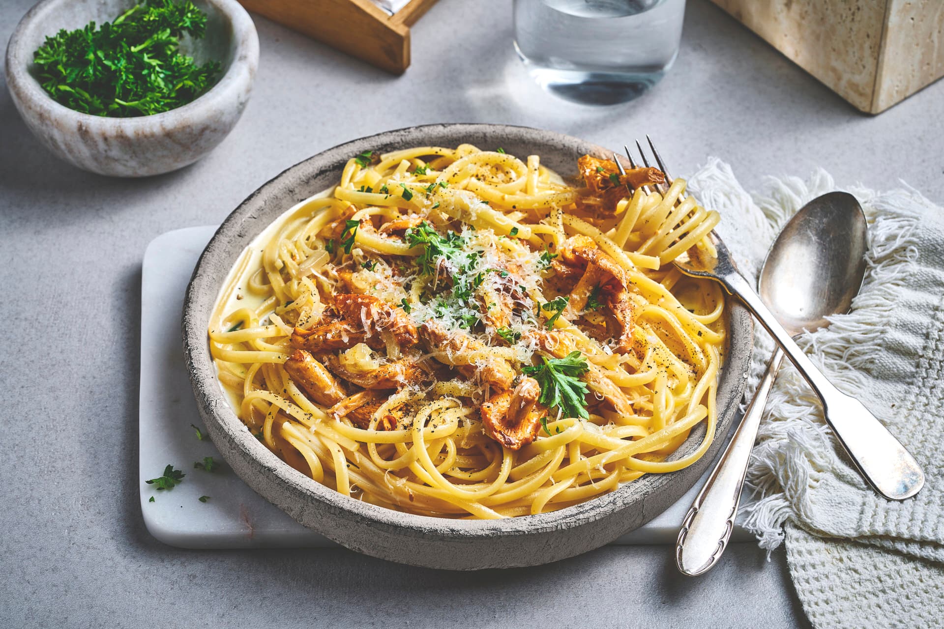 Kantarellpasta