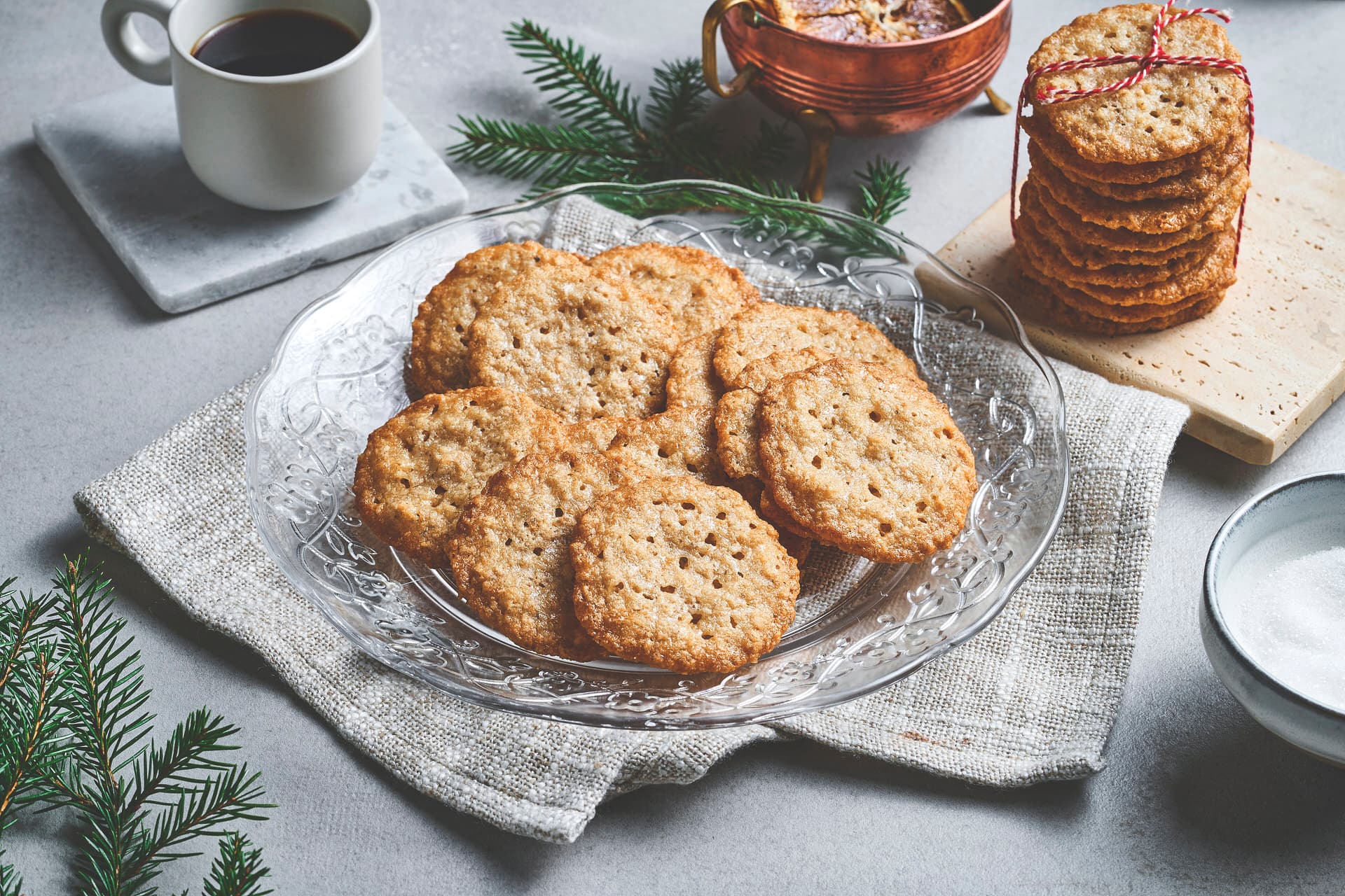 Oat Lace Cookies