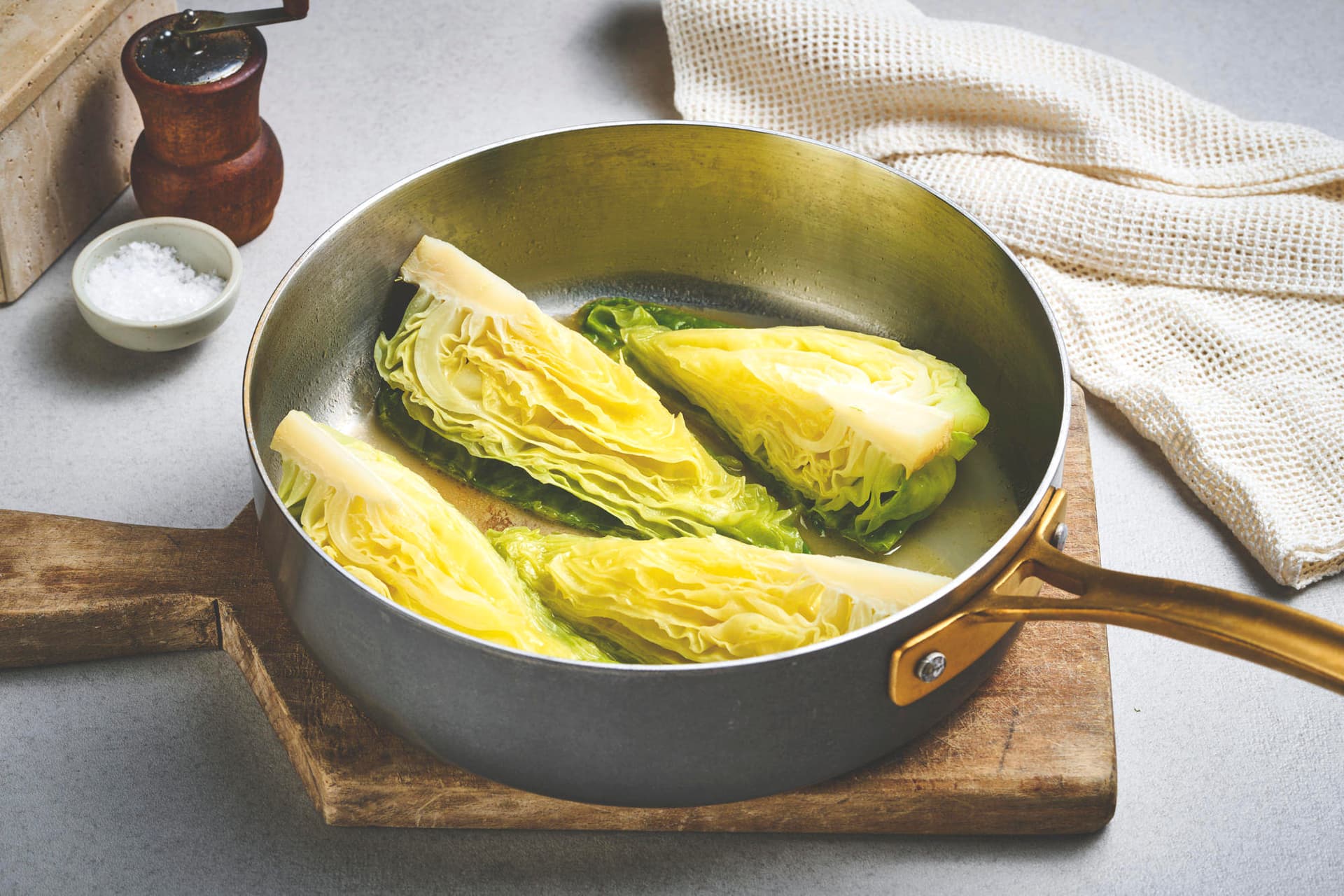 Butter Steamed Spring Cabbage