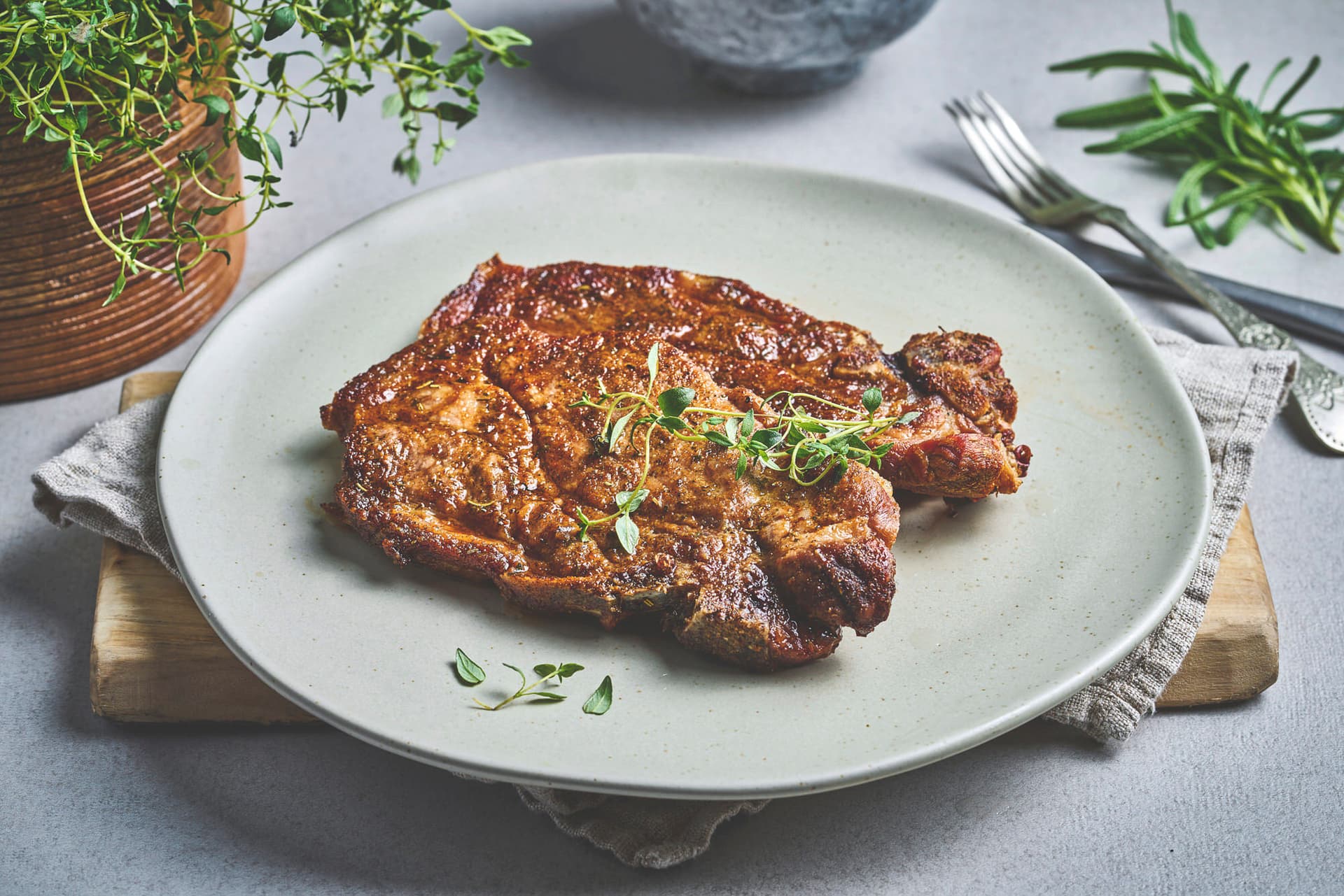 Pork Neck Chops in Air Fryer