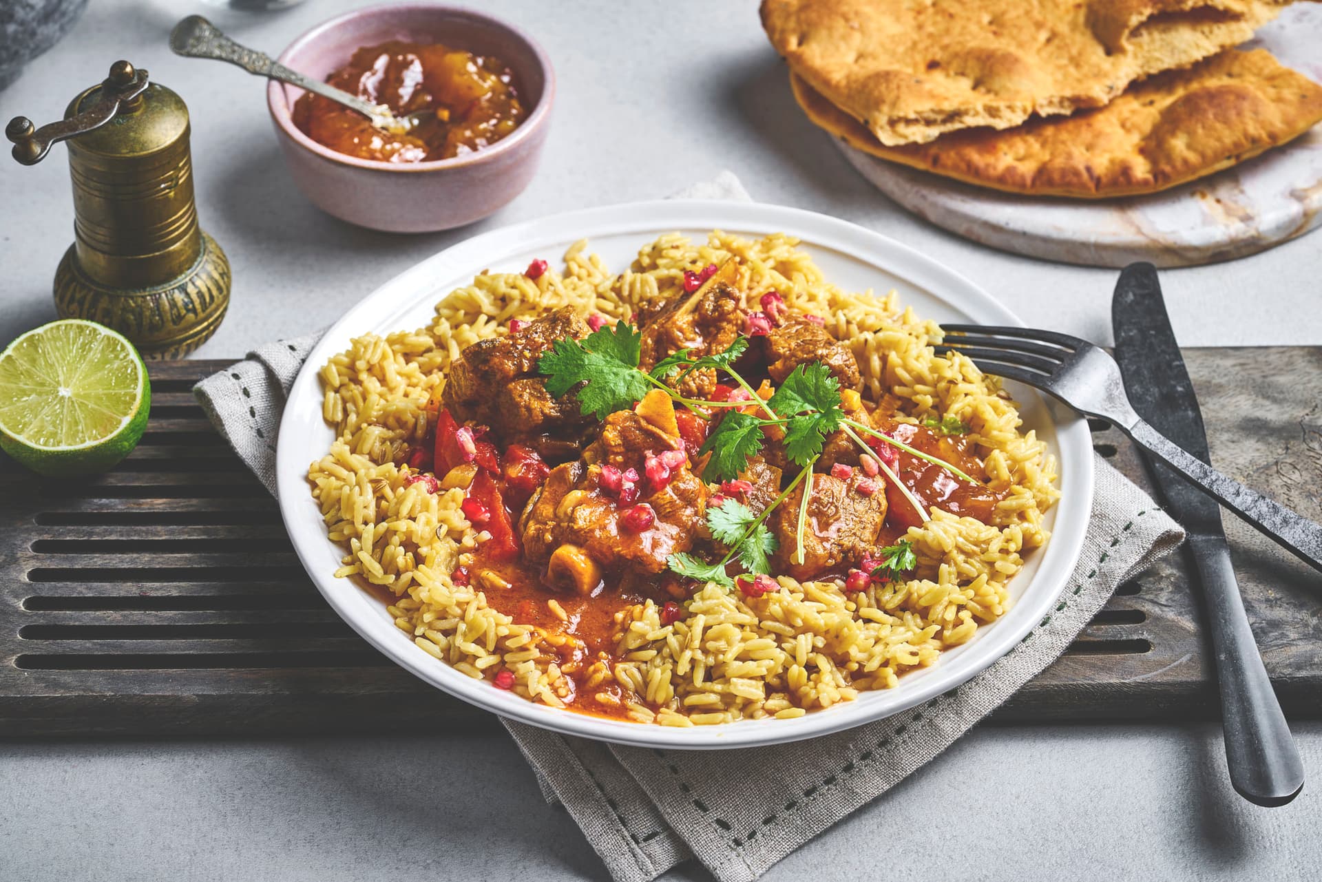 Indian Lamb Stew with Fårikål Meat