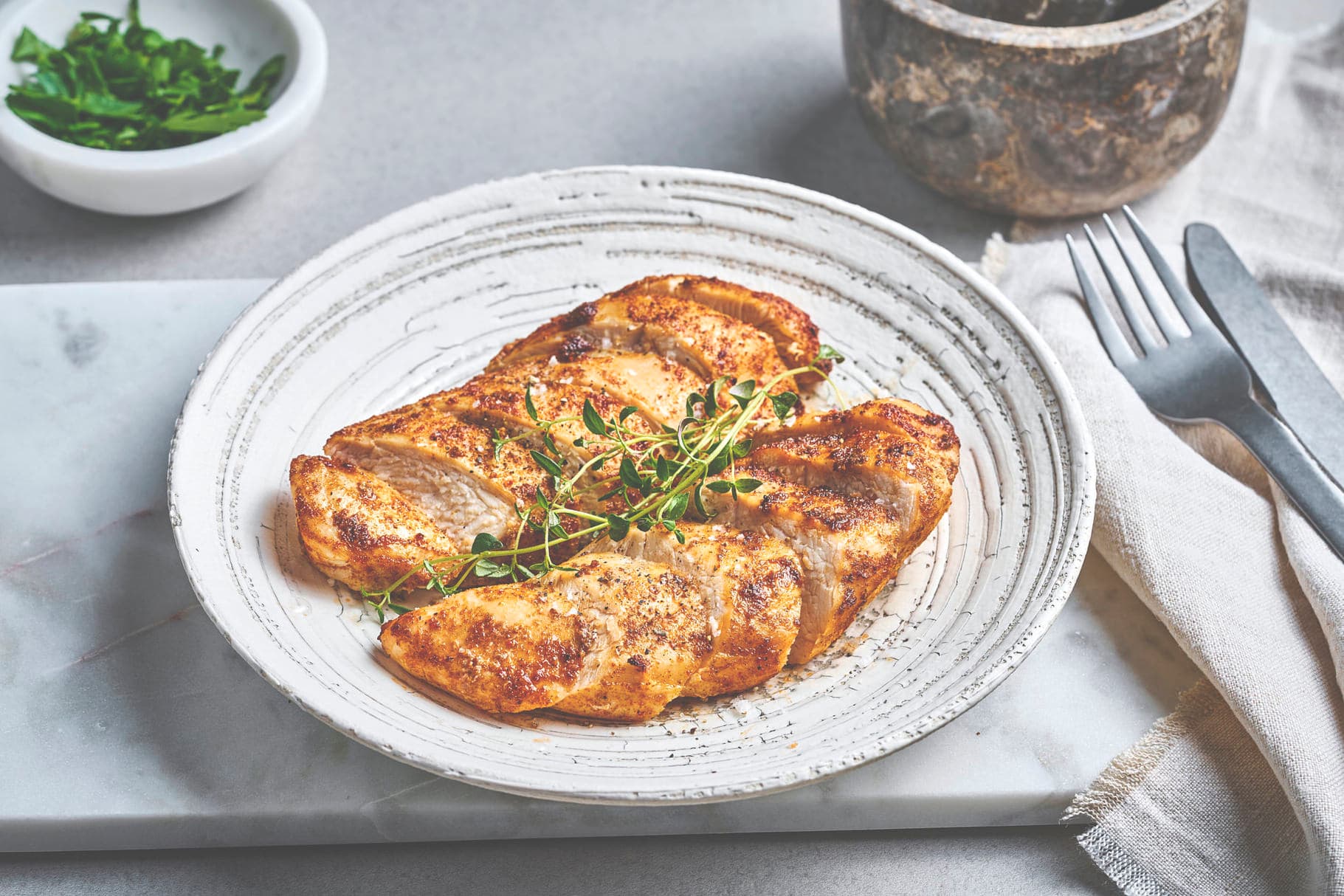 Saftig kyllingfilet i airfryer