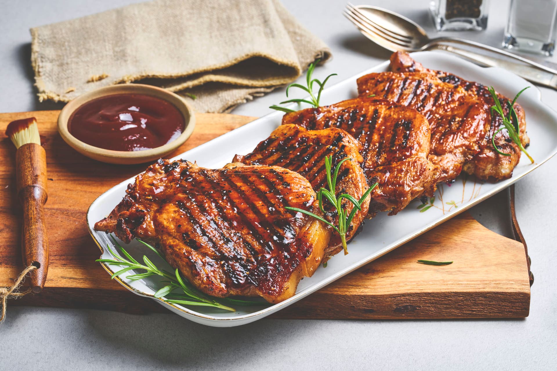 BBQ Summer Pork Chops
